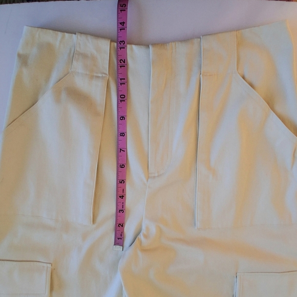 NWOT L'Academie Revolve Ashlen Cargo Wide Leg Khaki Pants Women's Med New - Picture 9 of 11